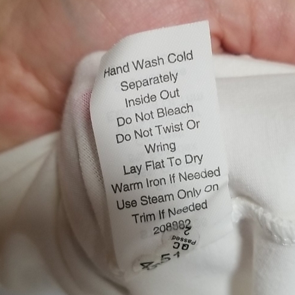 Cabi cream long sleeve lace ruffles shirt size L - Picture 5 of 7